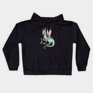 Blue Key Dragon Kids Hoodie